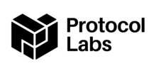 two line horizontal display of protocol Labs logo and name